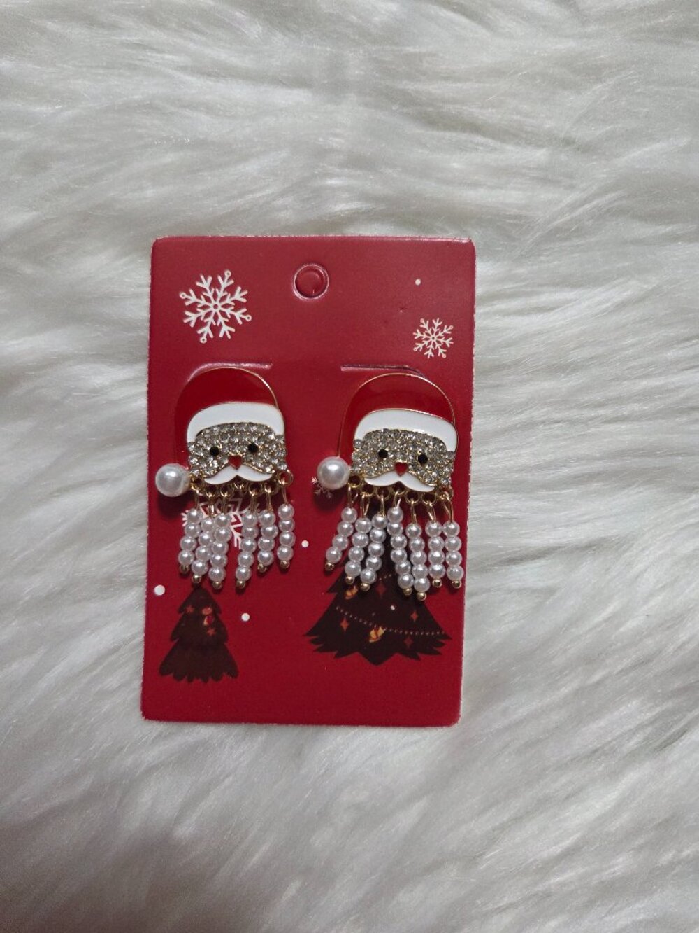 Santa Design Earrings